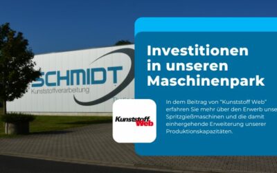 Schmidt Kunststoffverarbeitung Emsbüren: Investitionen in den Maschinenpark